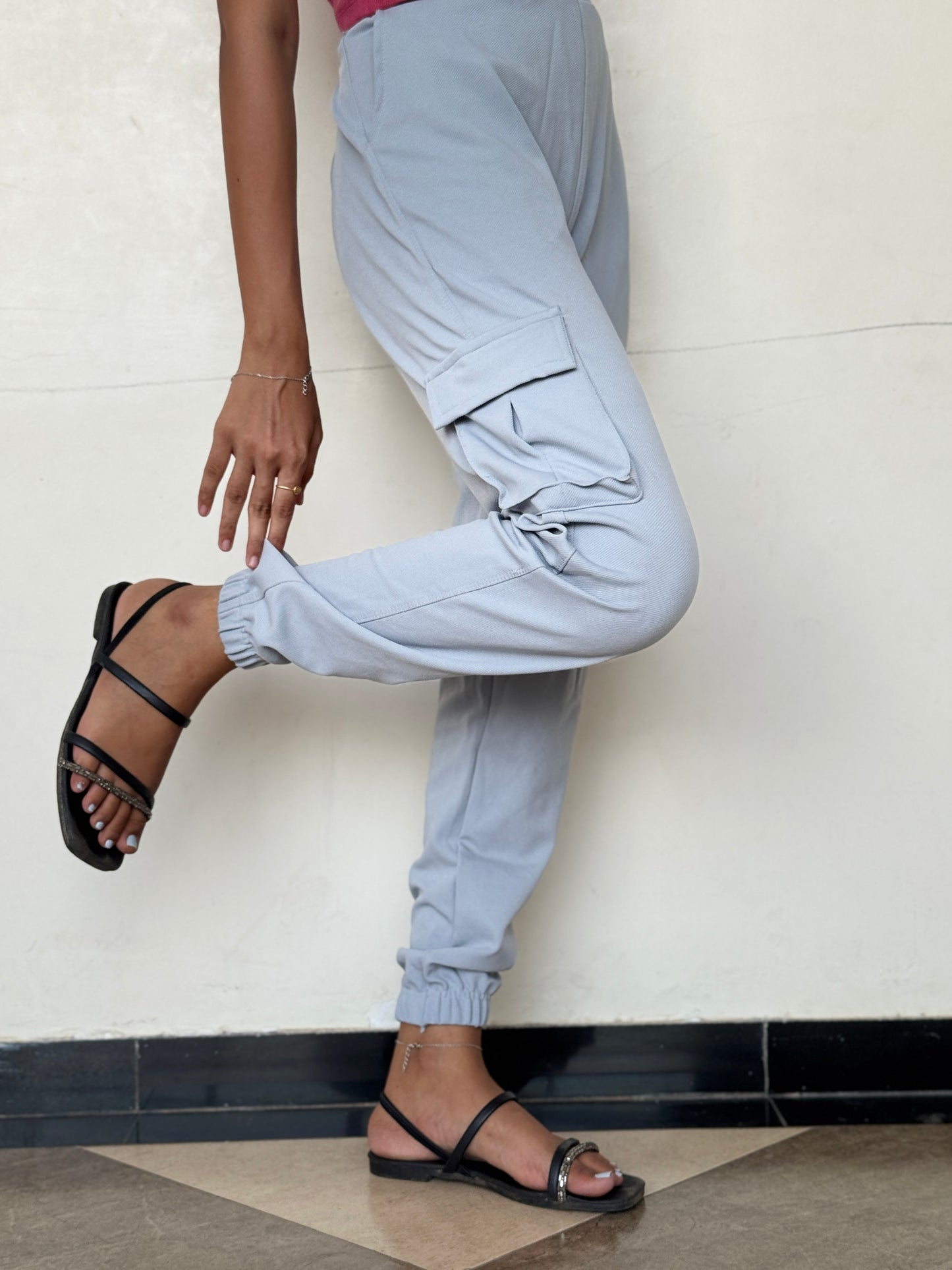 Sky Blue Unisex Cargo Pants – Chill Tones, Bold Utility