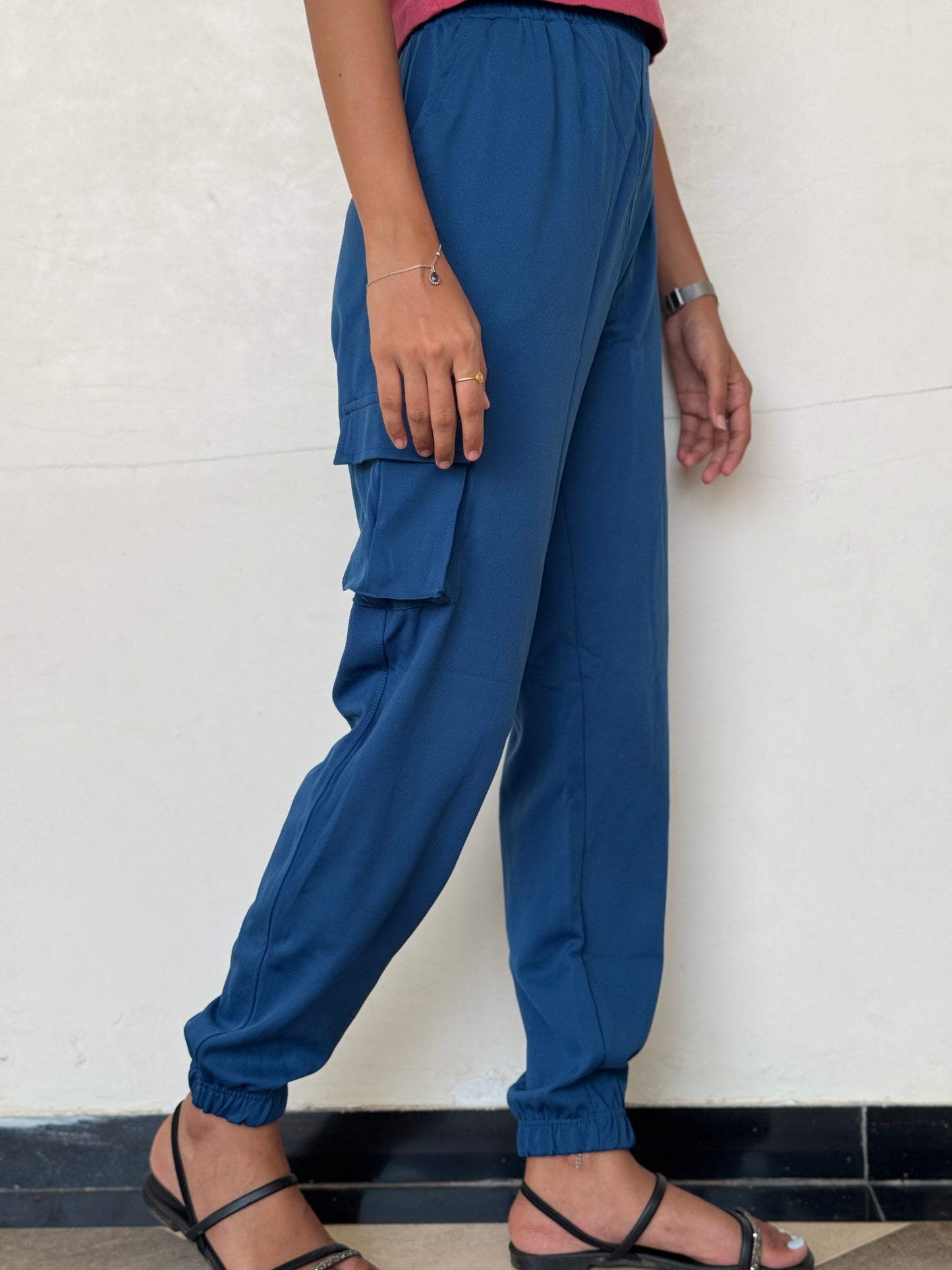 π Blue Cargo Pants β Utility Meets Urban Cool